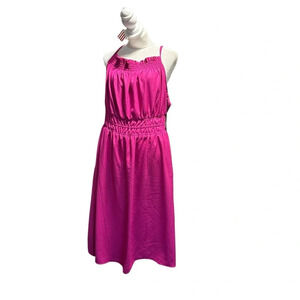 kensie Women's Spaghetti Strap A-line Contemporary Dress, orchid